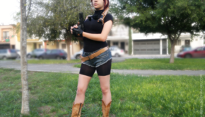 Resident Evil the Darkside Chronicles Claire cosplay 624x468