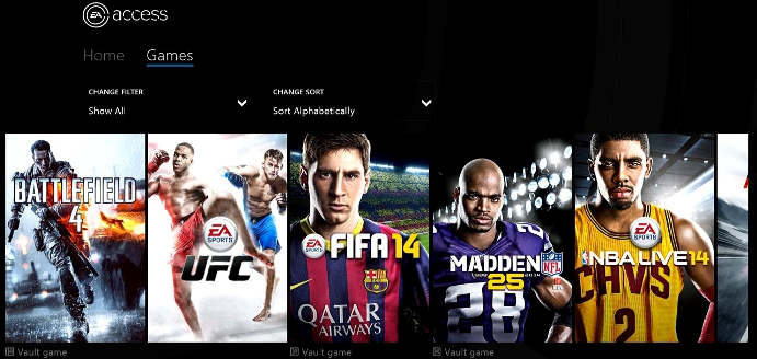 Xbox One EA Access