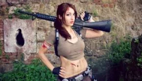 lara croft tomb raider legend m16 by eilaire d64ve98