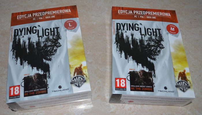 Dying Light edycja przedpremierowa rozpakowanie