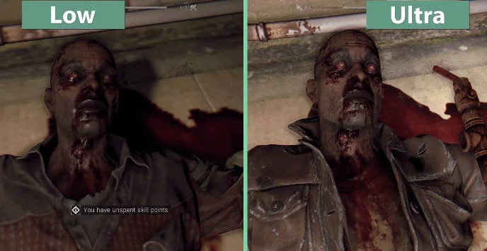 Grafika w Dying Light na PC Low vs Ultra 1 Dyinh Light