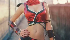 Mortal Kombat cosplay 7 mortal kombat skarlet by beethy d7y530y