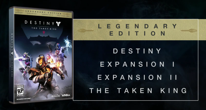 Dodatek do Destiny - The Taken King zaprezentowano na konferencji Sony 1 Destiny Legendary Edition