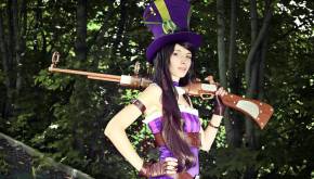 caitlyn cosplay league of legends by eiphen d555i7r