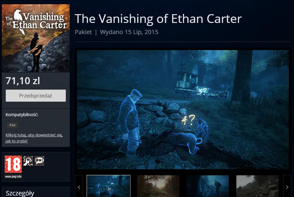 Zaginiecie Ethana Cartera PlayStation 4