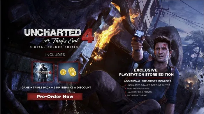 Uncharted 4 digital edition