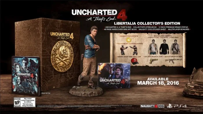 Uncharted 4: Thief's End Edycja Kolekcjonerksa