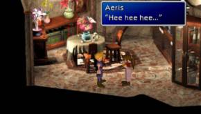 Final Fantasy VII Screenshot Aeris Hee hee hee