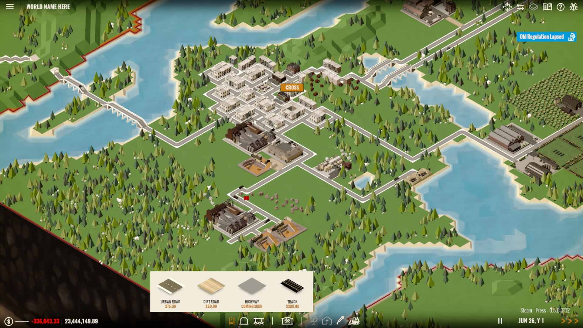 Rise of Industry screen 2