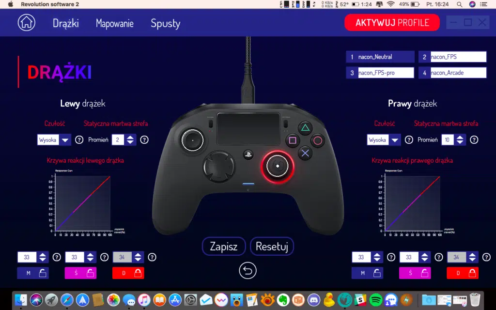 Nacon Revolution Pro Controller 2 - recenzja 6 Aplikacja 8