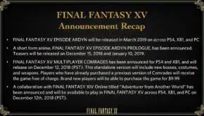 Final Fantasy XV Special Program - DLC do gry anulowane, Hajime Tabata opuszcza Square Enix 17 Drdcf Au0aasgyn
