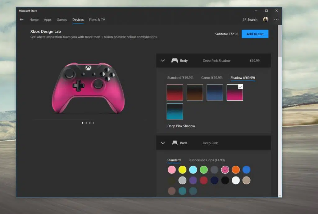 Xbox Design Lab dostępne w sklepie Microsoft 2 Design Lab Ms Store App