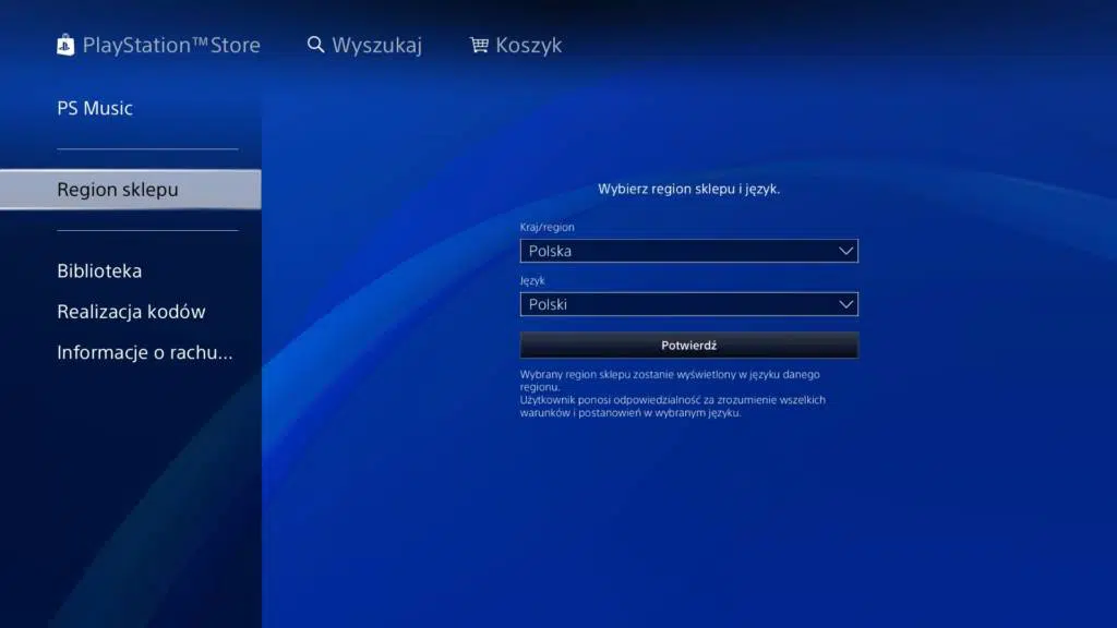 PlayStation Store pozwoli zmienić region sklepu w Europie 2 Playstation Storw Wybór Regionu