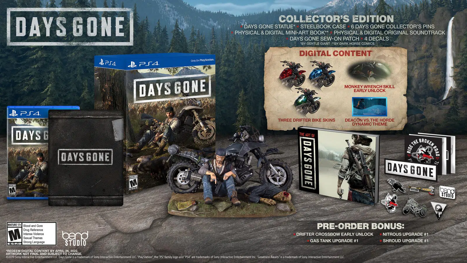 Days Gone - nowy zwiastun i zawartość edycji kolekcjonerskiej 2 Days Gone Edycja Kolekcjonerska