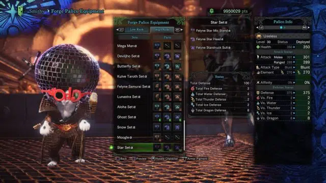 Mhw Appreciation Palico Gear