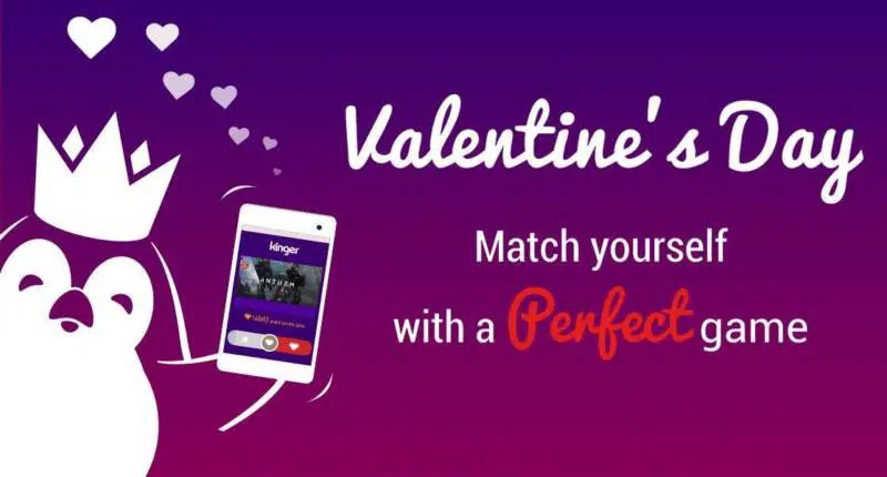 Walentynki z Kinguinem - z aplikacją Kinger znajdziesz grę, którą pokochasz 4 Walentynki Z Kinguinem