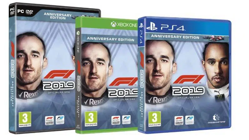 Robert Kubica na okładce F1 2019 7 F1 2019 Kubica