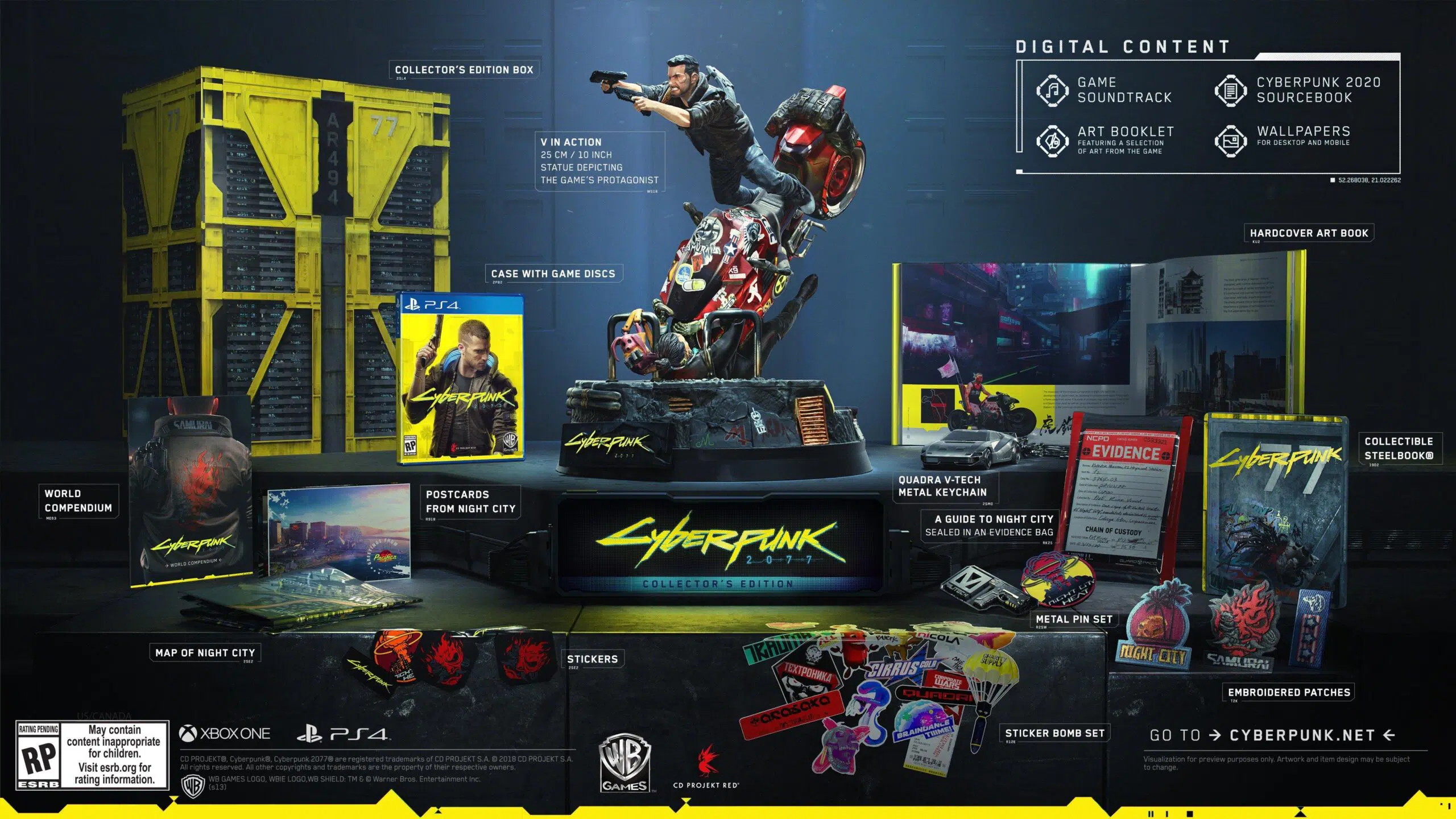 Cyberpunk 2077 - CD Projekt RED prezentuje figurkę z edycji kolekcjonerskiej 2 Cyberpunk 2077 Edycja Kolekcjonerska