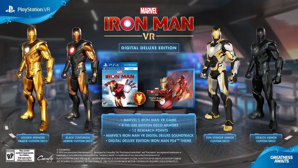 Marvel's Iron Man Vr Digital Deluxe Edition