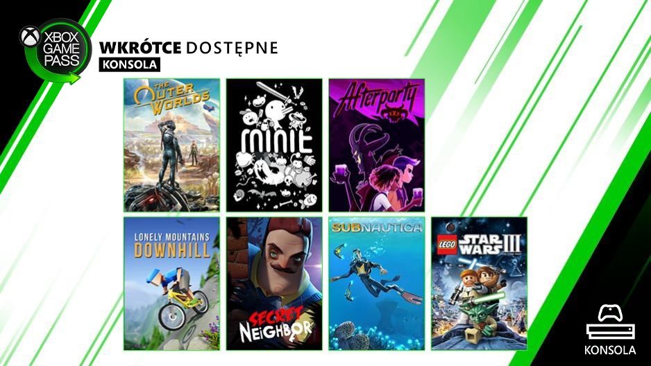 Xbox Game Pass Nowe Gry