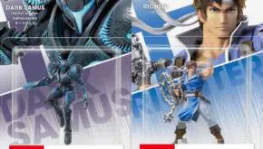 dark samus and richter amiibo revealed now available to pre order figure peek