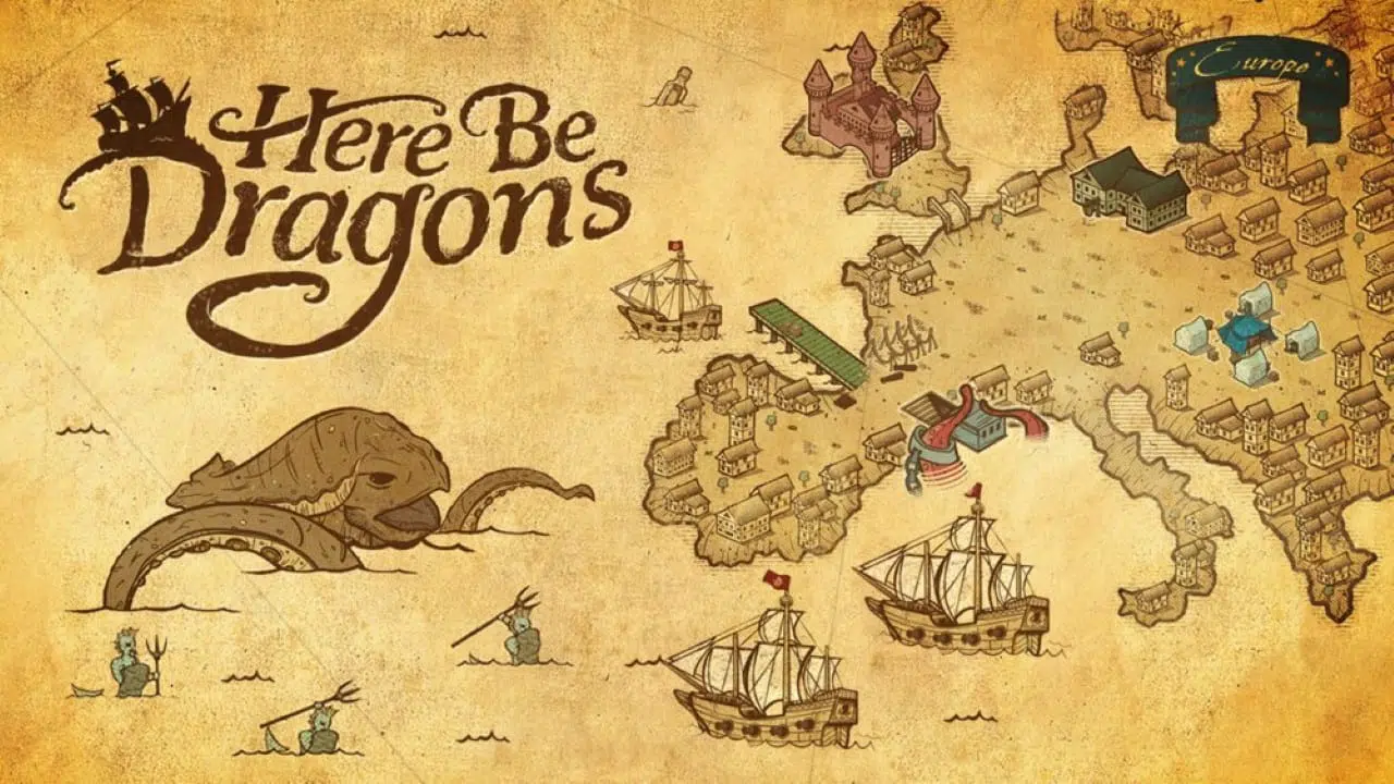 Here Be Dragons Art