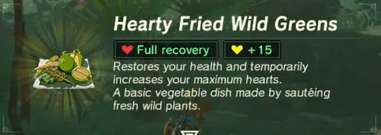 Hearty Fried Wild Greens