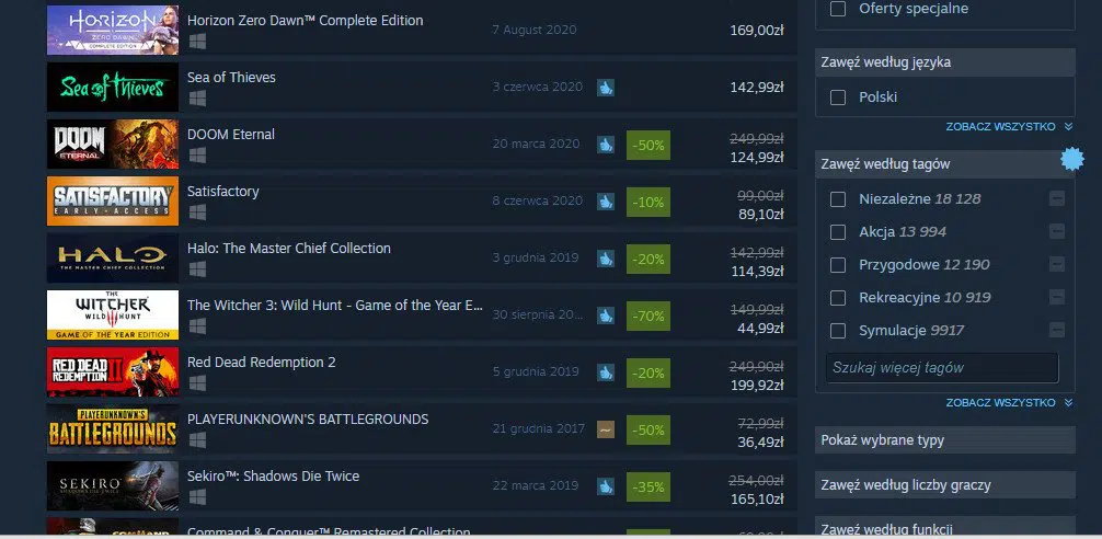 Horizon Zero Dawn Steam