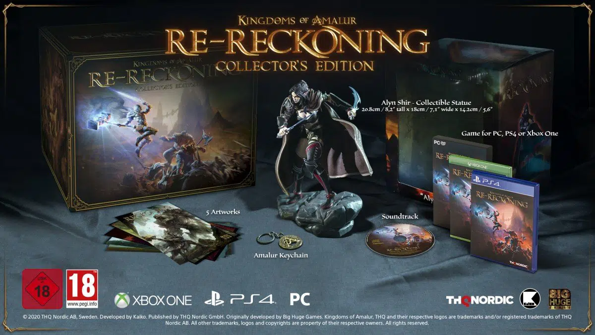 Kingdoms of amalur re reckoning edycja kolekcjonerska