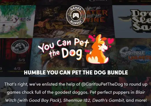 You Can Pet The Dog Humble Bundle