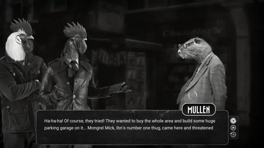 Recenzja Chicken Police. Poulet noir. 3 Chicken Police (3)