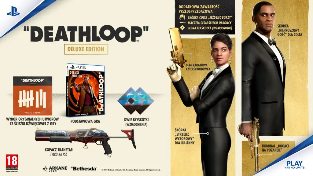 To już pewne - premiera DEATHLOOP w maju na PS5 i PC 2 Deathloop Deluxeedition