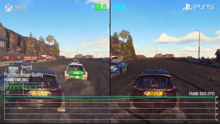 DIRT 5 zdecydowanie lepiej prezentuje się na PlayStation 5 niż na Xbox Series X 2 Dirt Xbox Series X Vs Ps5 4