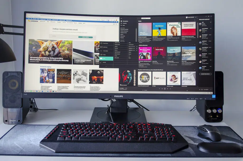 Recenzja Philips 346B1C - zakrzywiony monitor ultrapanoramiczny 6 Philips 346b1c (10)