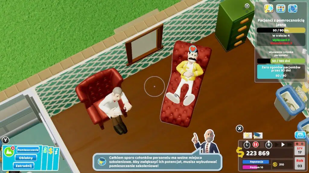 Ja Was wszystkich wyleczę! – recenzja Two Point Hospital (Nintendo Switch) 4 Two Point Hospital Screen4