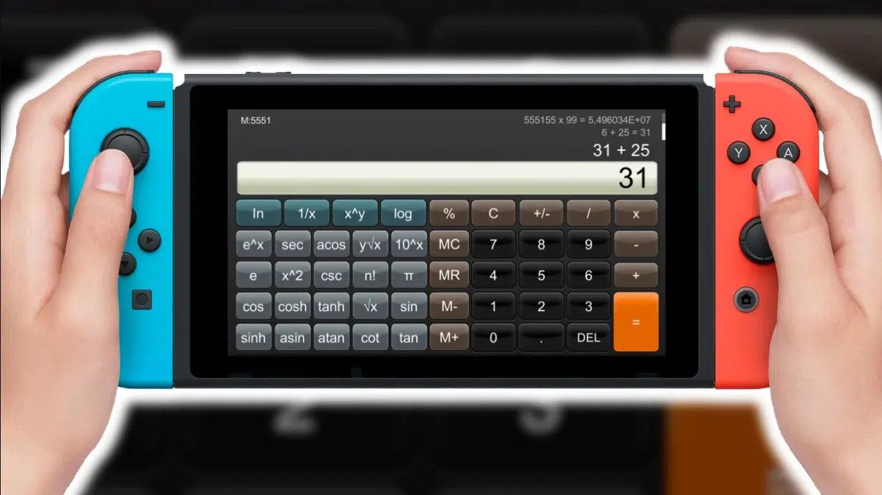 Nintendo Switch doczeka się kalkulatora... za który będzie trzeba zapłacić prawie 40 zł 18 Nintendo Switch kalkulator
