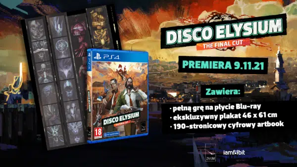 Disco Elysium - The Final Cut z bogatym wydaniem pudełkowym na polskim rynku 2 Disco Elysium Box