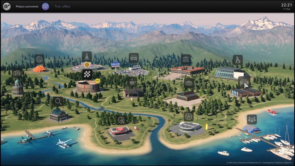 Gran Turismo 7 mapa gry