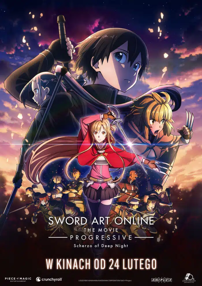Sword Art Online–Progressive–Scherzo of Deep Night debiutuje jutro w kinach! 2 Plakat Sword Art Online