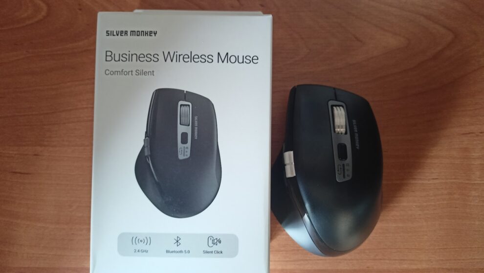 Silver Monkey Business Wireless Comfort Mouse Silent 2