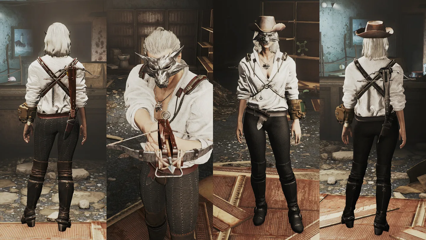 Gra Wiedźmin 3 przeniesiona do najnowszego Fallouta 2 9519-0-1454684601