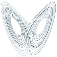 A Trajectory Through Phase Space in a Lorenz Attractor 1
