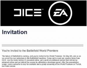 Battlefield invitation premiere