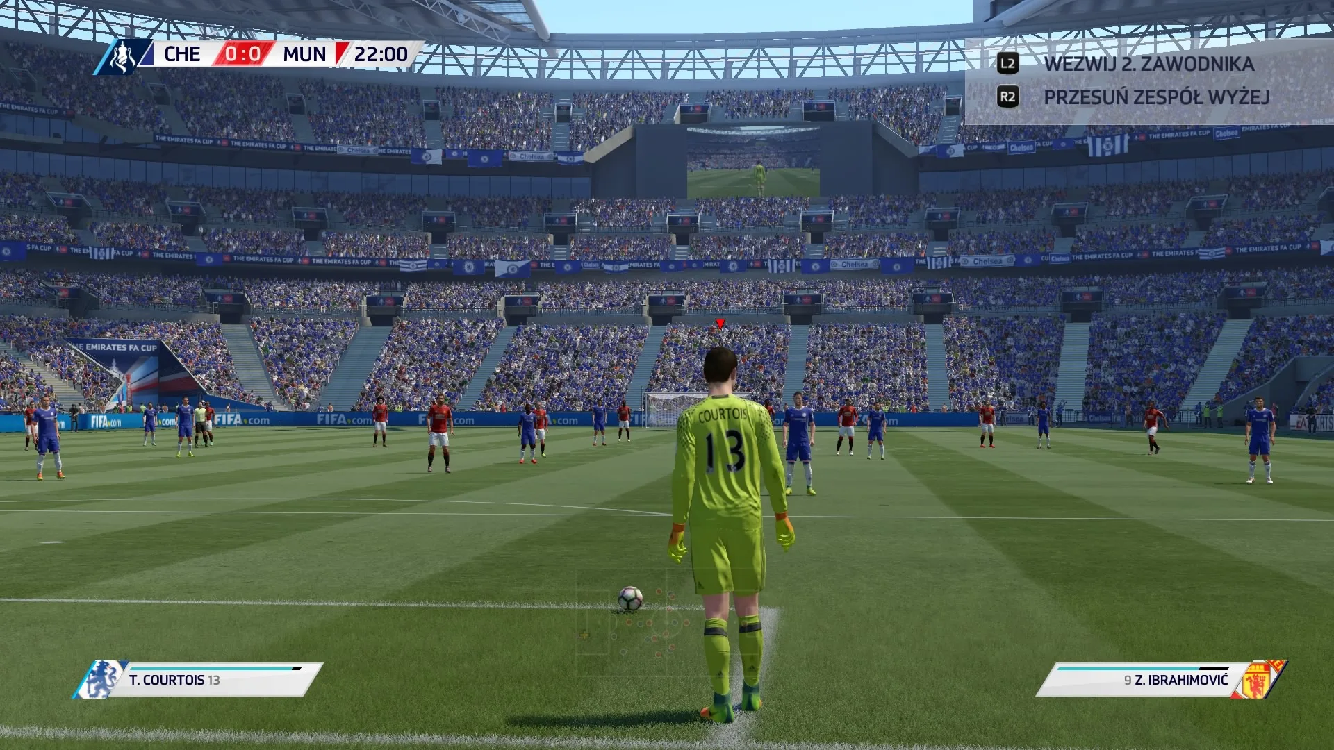 FIFA 17 - recenzja 8 FIFA 17 Intra 0:0 CHE — MUN, 1. poł.