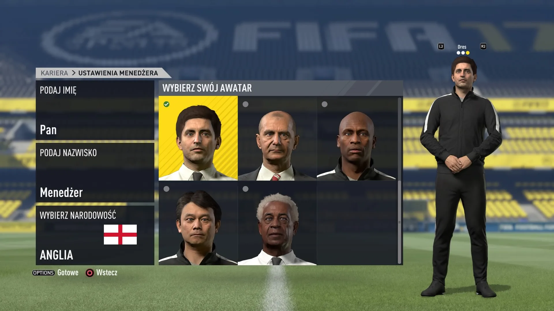 FIFA 17 - recenzja 6 FIFA 17 Kariera (w menu)