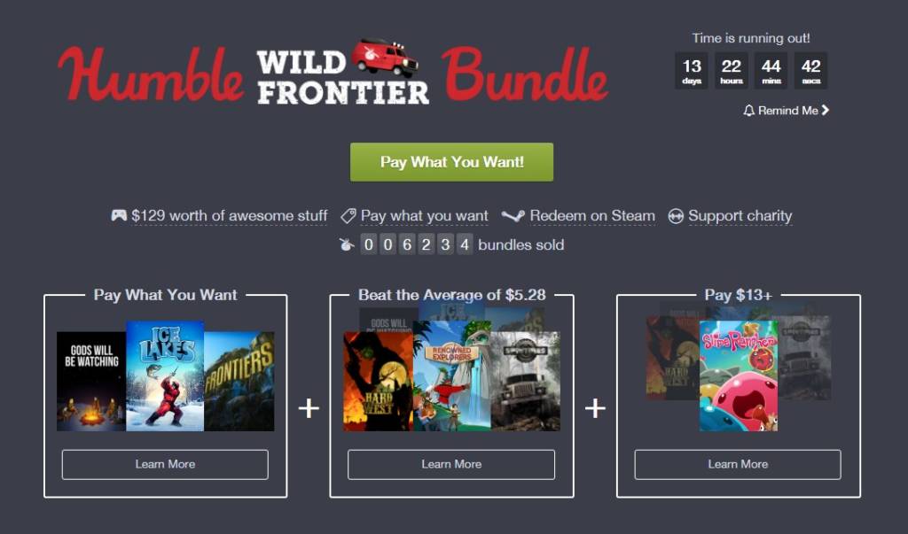 Humble Wild Frontier Bundle
