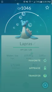 Pokemon GO z kolejną aktualizacją 3 Lapras 1
