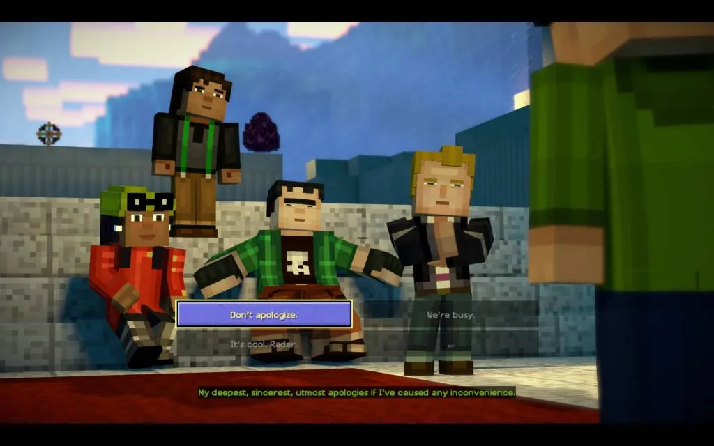 Minecraft: Story Mode - Season 2 - recenzja - Episode 1: Hero in Residence 5 Minecraft Story Mode Season 2 3