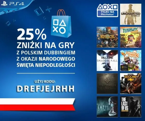 Narodowe Święto Niepodległości PS Store promocja