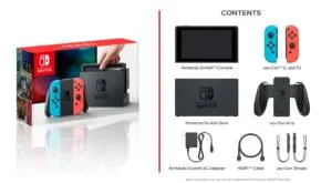 NintendoSwitch WhatsInTheBox BlueRed